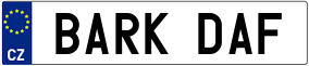 Truck License Plate